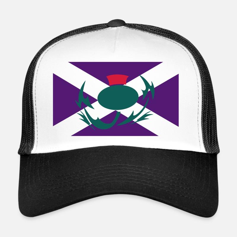 Scottish Flag Thistle Trucker Cap