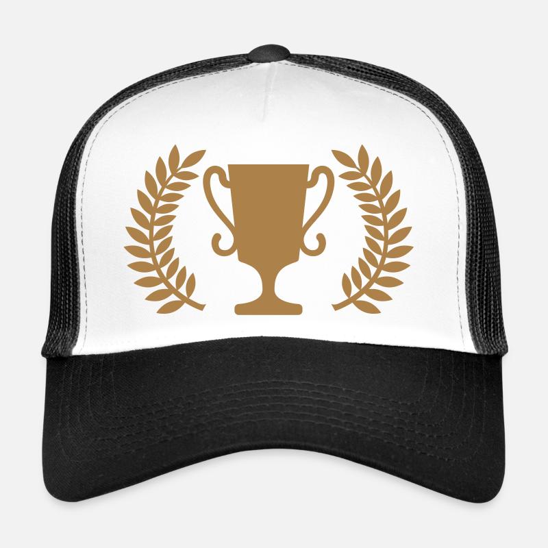 Pokal | Cup | gold | Award | Lorbeer | Casquette trucker 