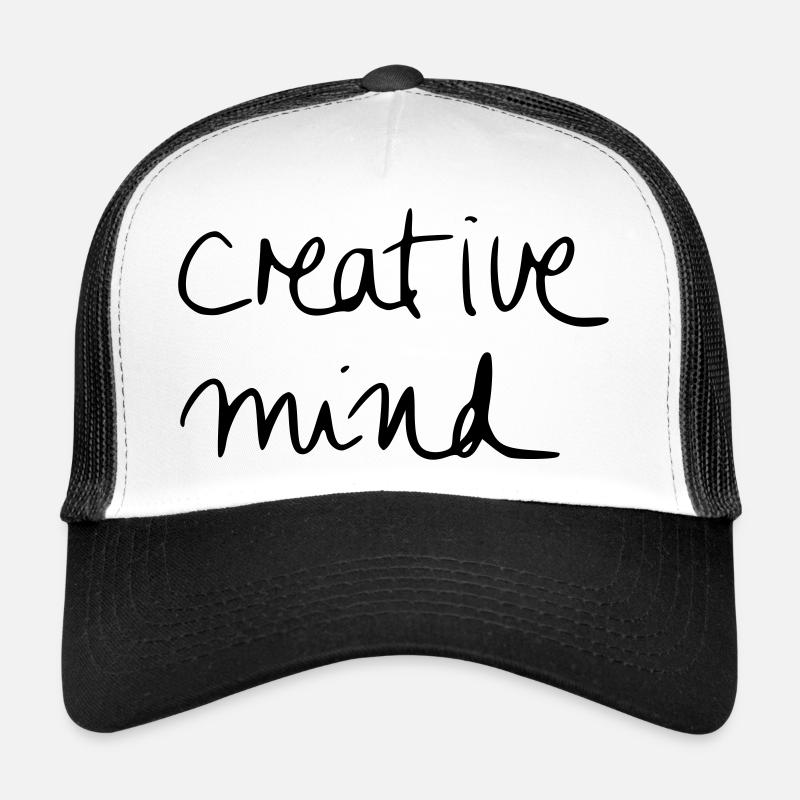 creative mind - Trucker Cap - Weiß/Schwarz