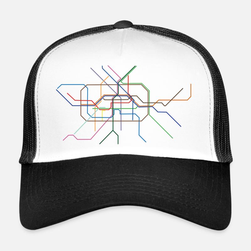 Abstrakte Minutinsektion Linienkunst Trucker Cap