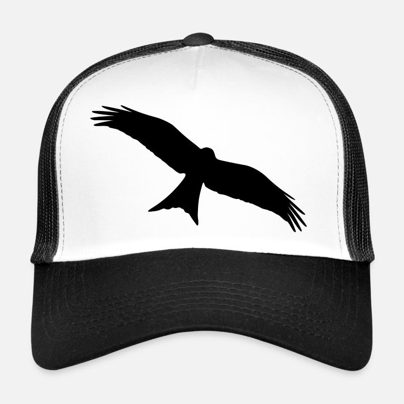 Rotmilan - Trucker Cap - Weiß/Schwarz