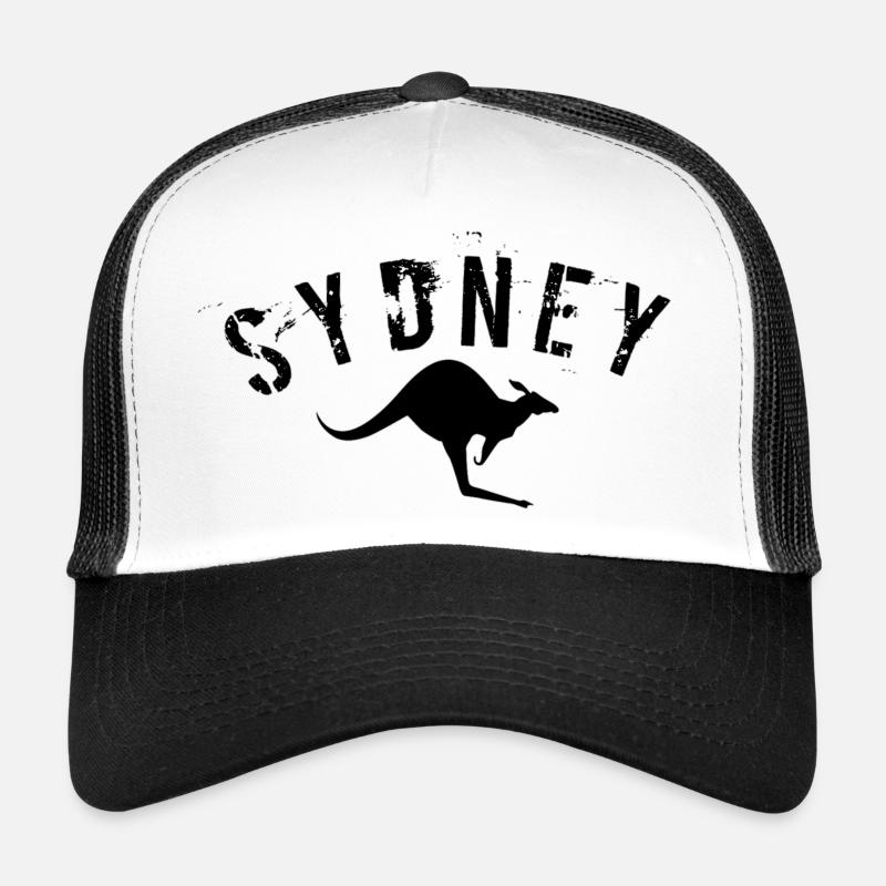 Sydney - Trucker Cap - Weiß/Schwarz