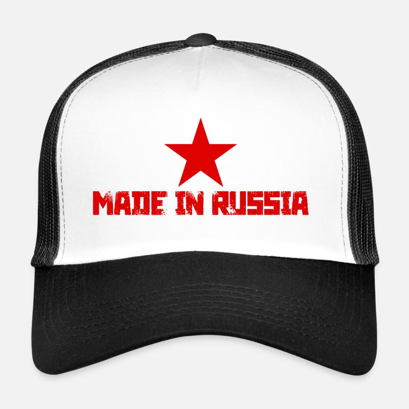 Made In Russia - Trucker Cap - Weiß/Schwarz