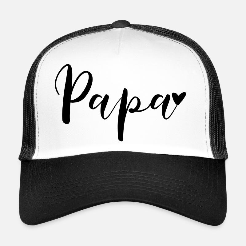 Papa Herz Geschenkidee Trucker Cap