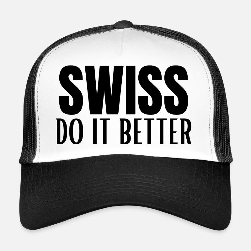 swiss do it better Casquette trucker 