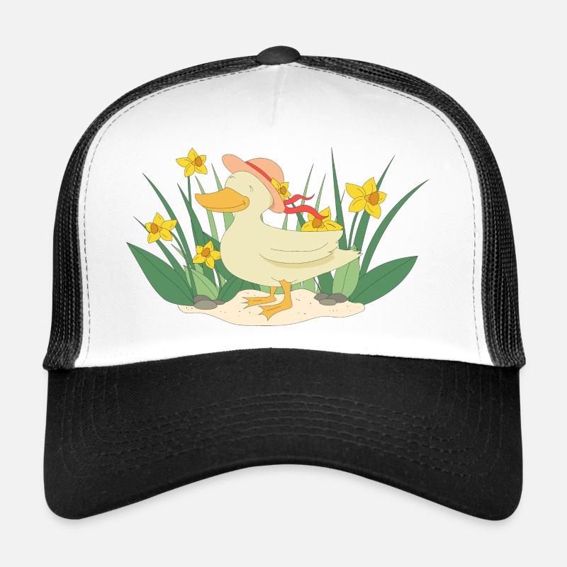 Duck with hat Trucker Cap