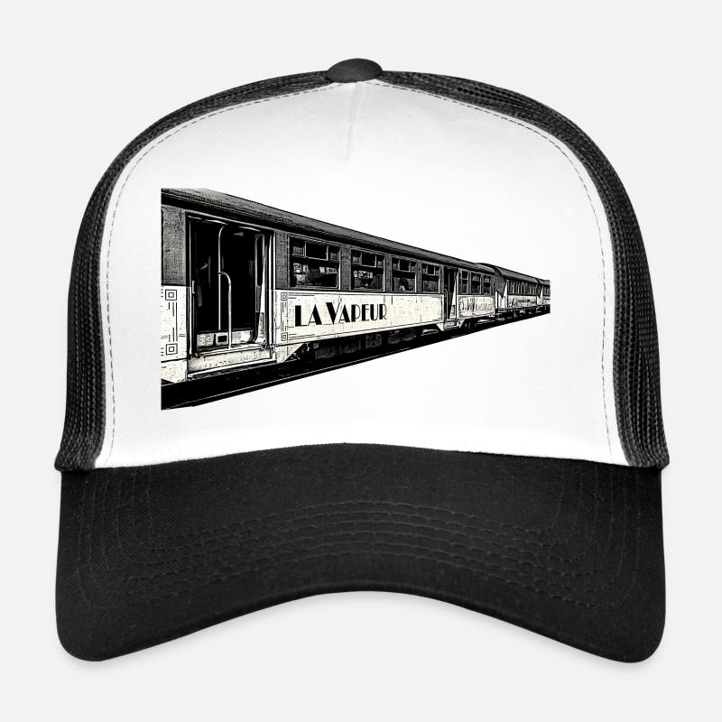 Der alte Dampfzugzug Trucker Cap