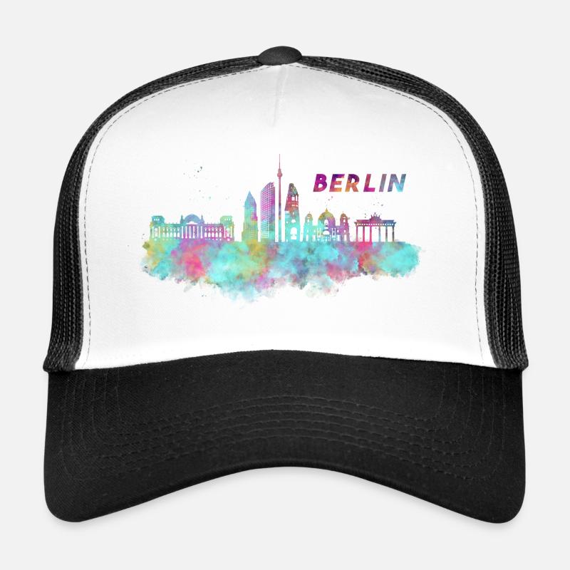 Skyline Berlin in Germany Trucker Cap