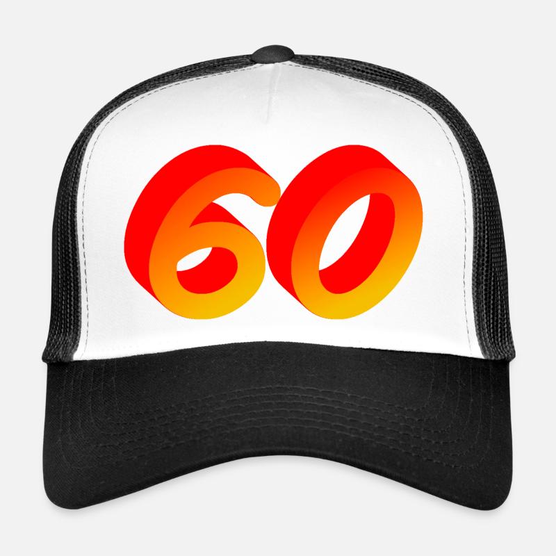 verschenken, 60 orange verlauf Trucker Cap