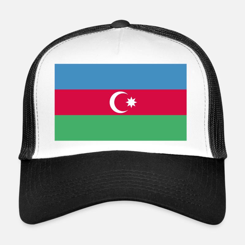 Drapeau de l’Azerbaïdjan Bayrak Casquette trucker 