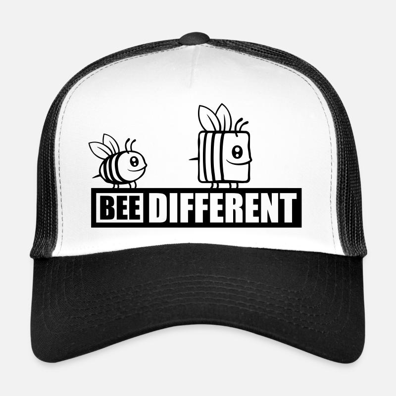 bee different Spruch Zitat Trucker Cap