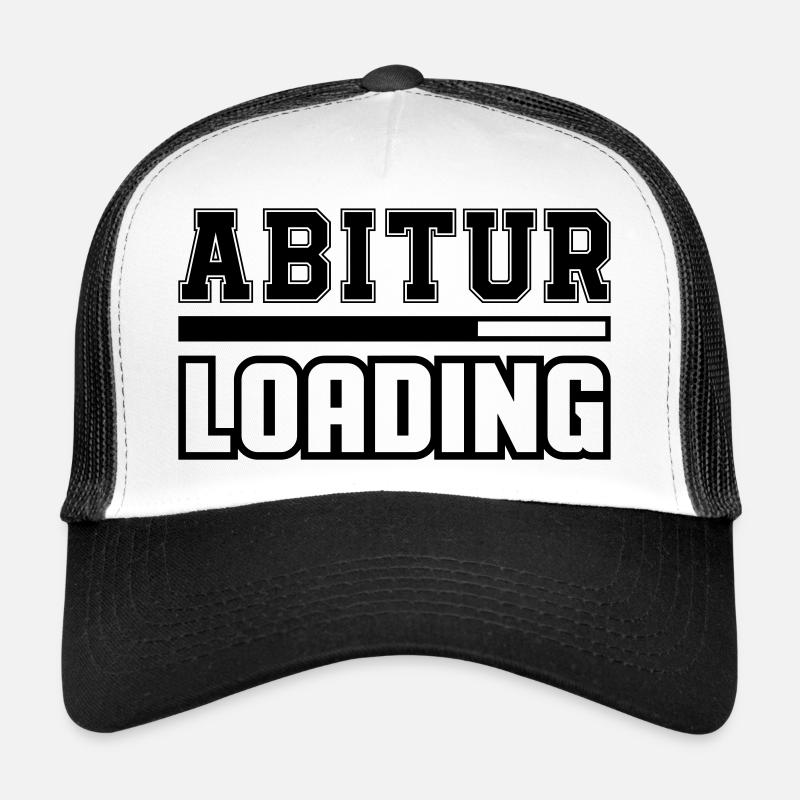 Abitur Loading - Trucker Cap - Weiß/Schwarz