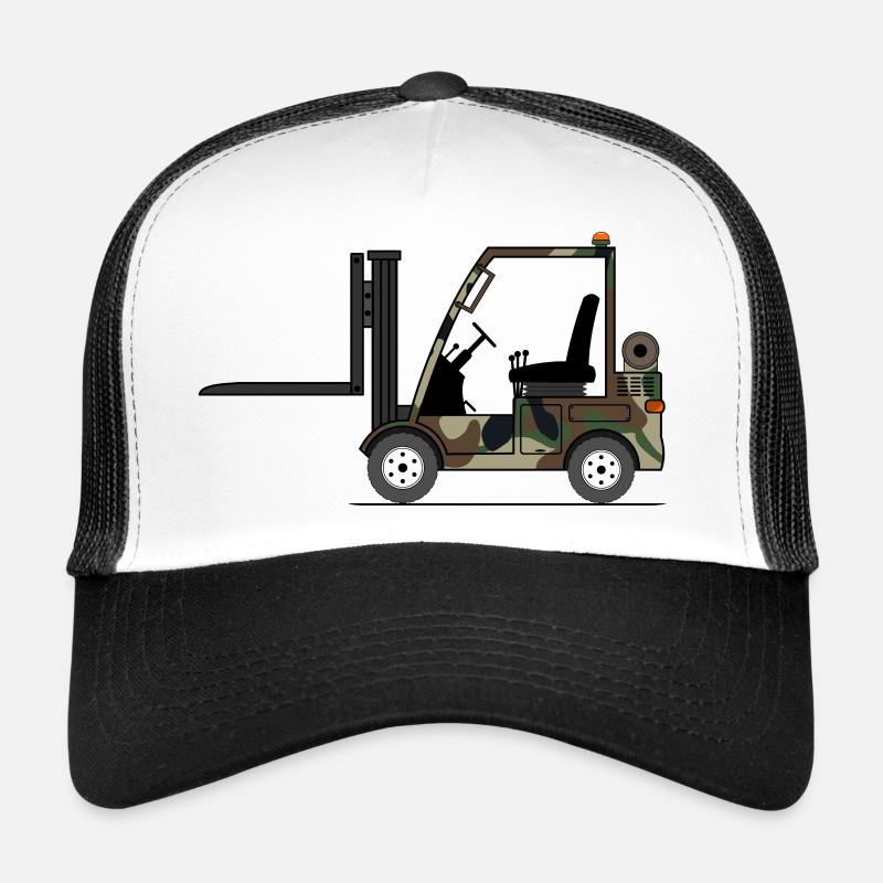 Chariot élévateur à fourche Army Color Casquette trucker 