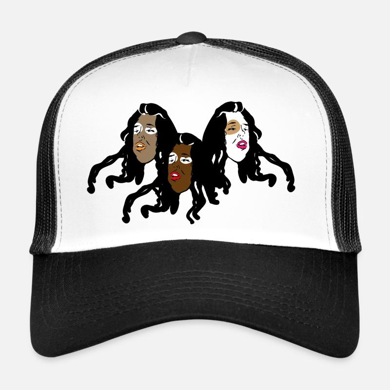 3 Frauen - Trucker Cap - Weiß/Schwarz