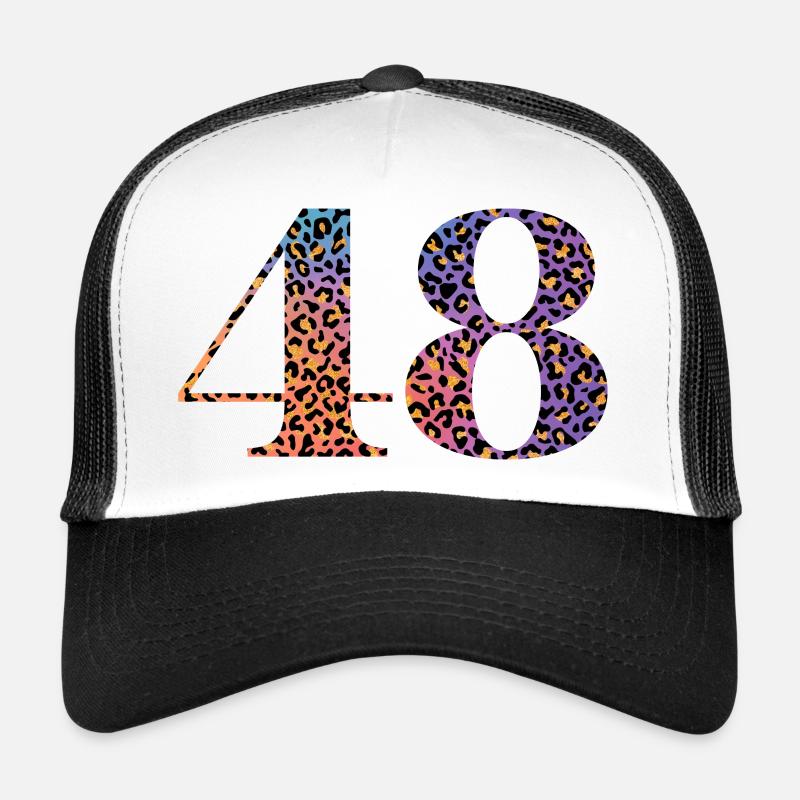 48th Birthday Leopard Trucker Cap