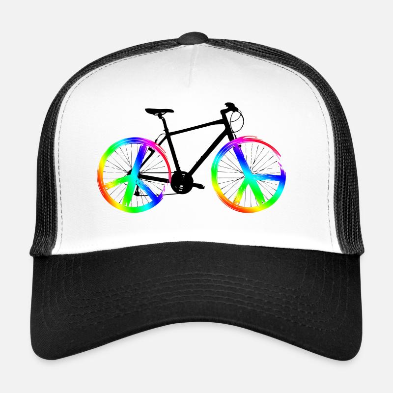 Peace bike Trucker Cap