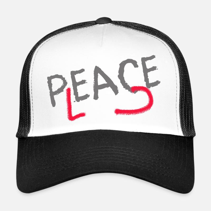PLEASE PEACE Trucker Cap