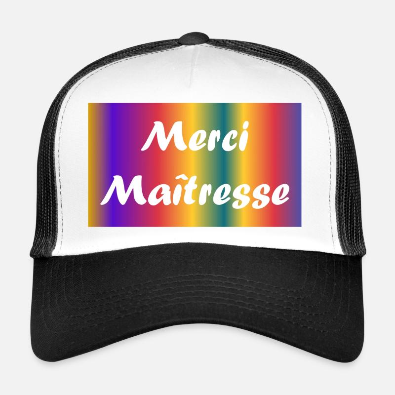 MAÎTRESSE. MERCI. MERCI MAÎTRESSE Casquette trucker 