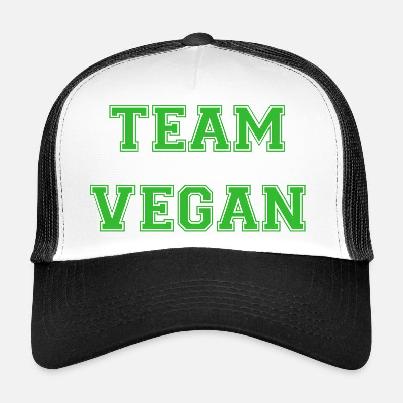 Équipe Vegan - Vert Casquette trucker 
