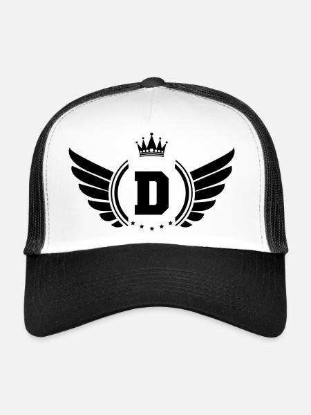 Coat of arms D - Trucker Cap - white/black - Front