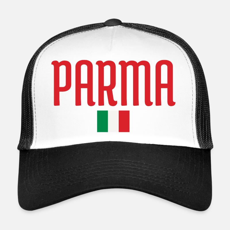 Parme Italie Drapeau Design Casquette trucker 
