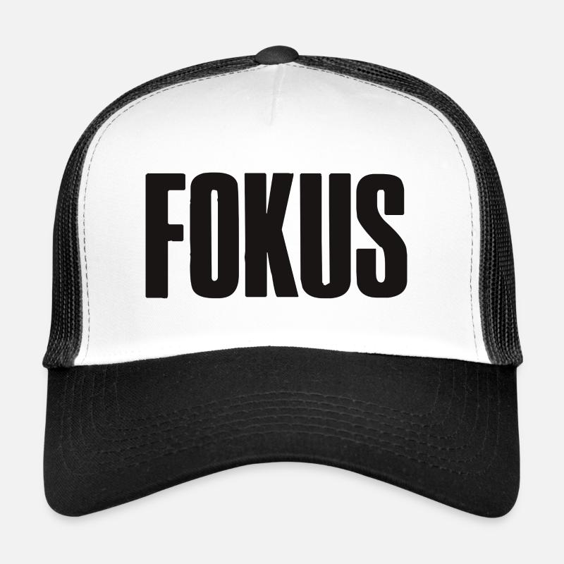 Focus Saying for Founder Entrepreneur Startup Trucker Cap