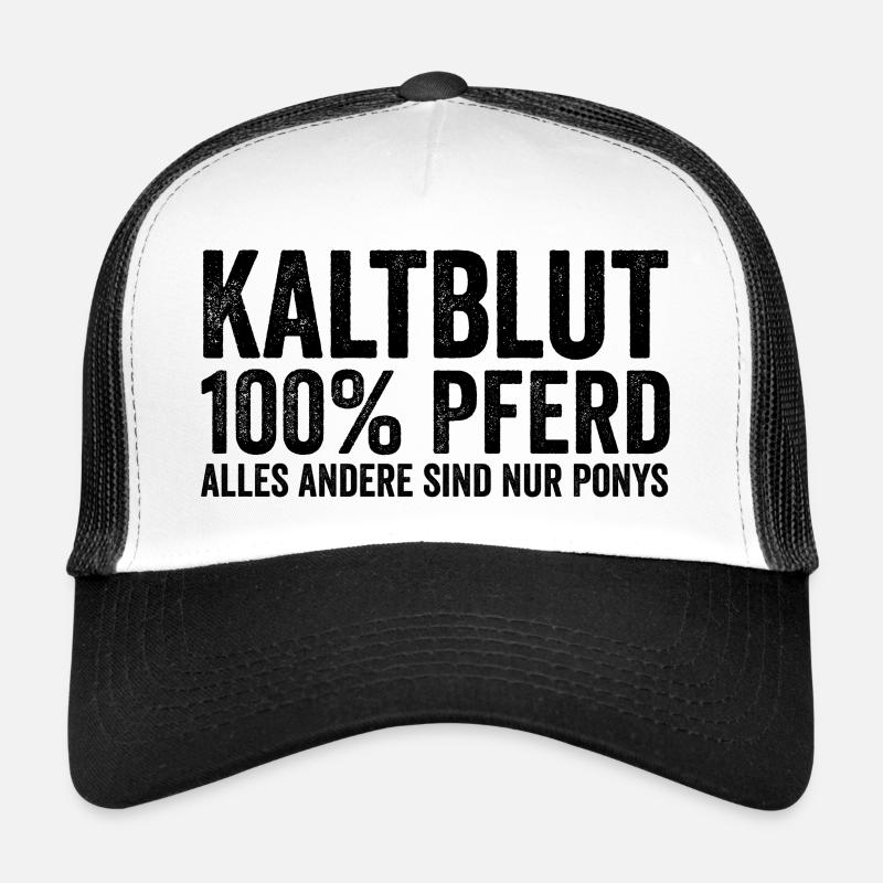 Kaltblut Pferd lustiger Spruch Trucker Cap