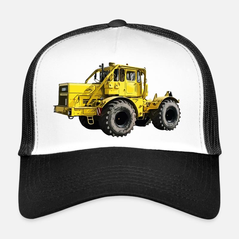Yellow Power Machine K700 Tracteur Casquette trucker 