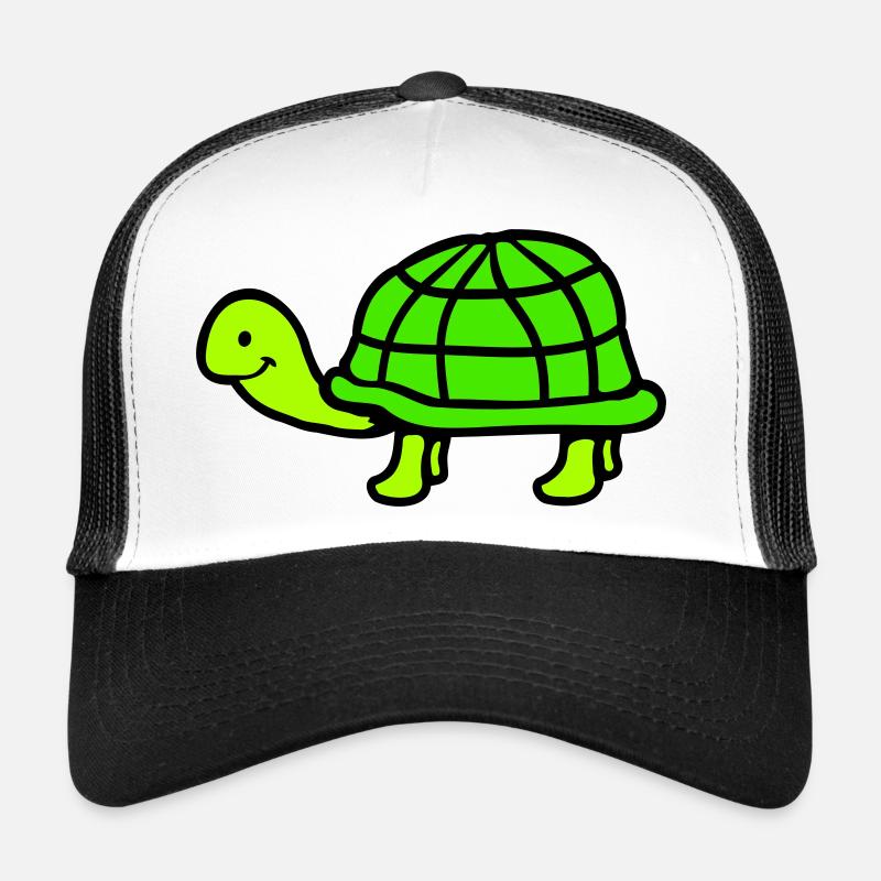 Turtle long neck smiling happy funny Trucker Cap