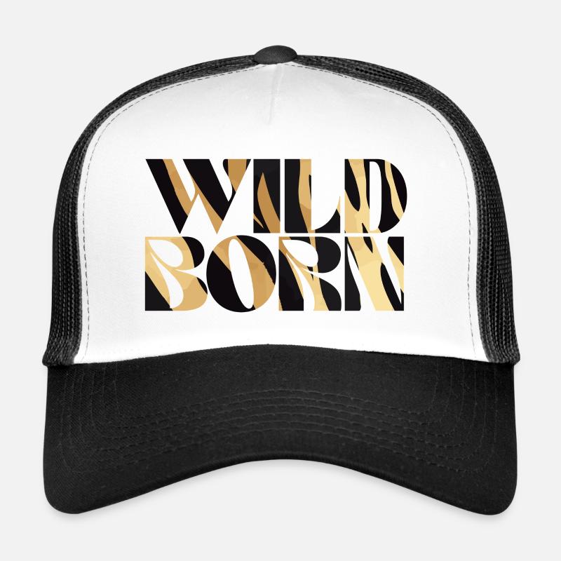 Conception d’imprimé animal sauvage audacieux Casquette trucker 