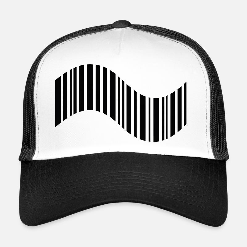 Barcode in Wellenform Trucker Cap