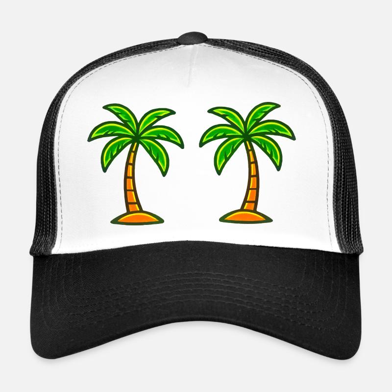 Double Palm Island Impression Casquette trucker 
