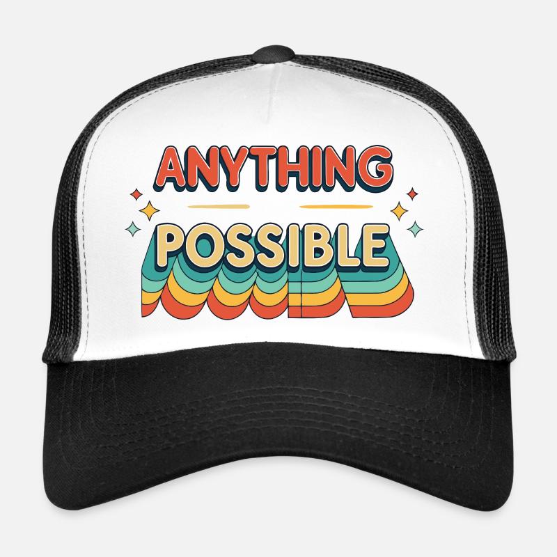 Anything Possible Retro Waves Casquette trucker 