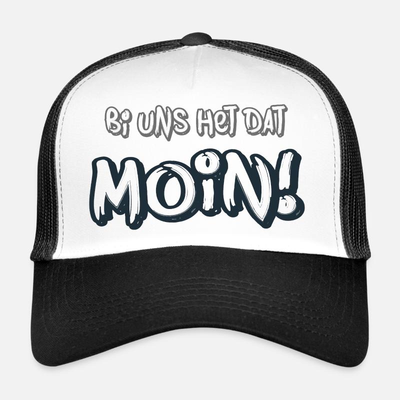 Moin – Bi uns het dat  Norddeutscher Spruch Trucker Cap