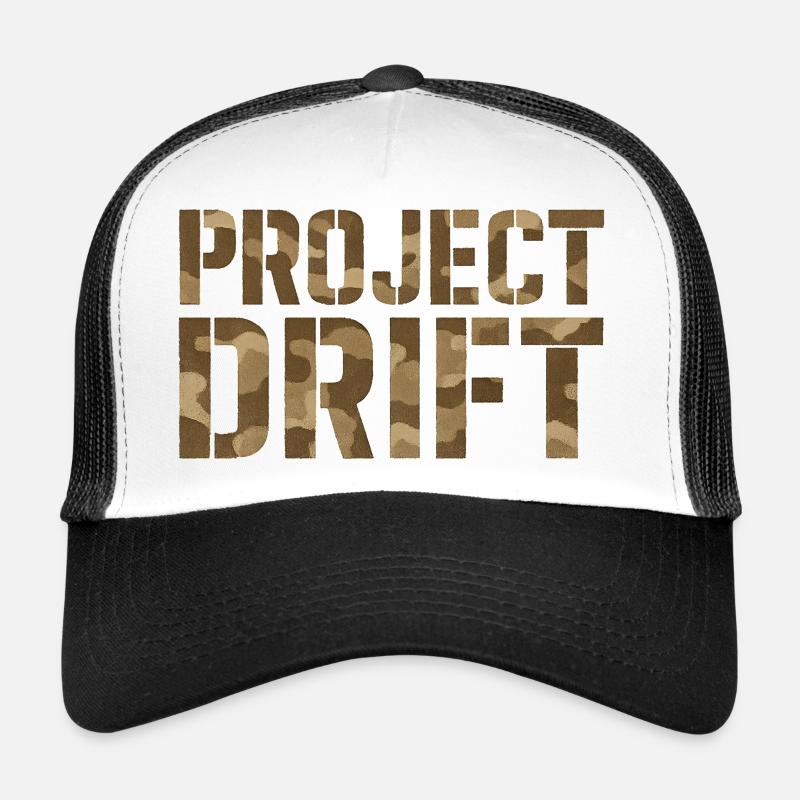 Project Drift Camouflage Tuning Statement Trucker Cap