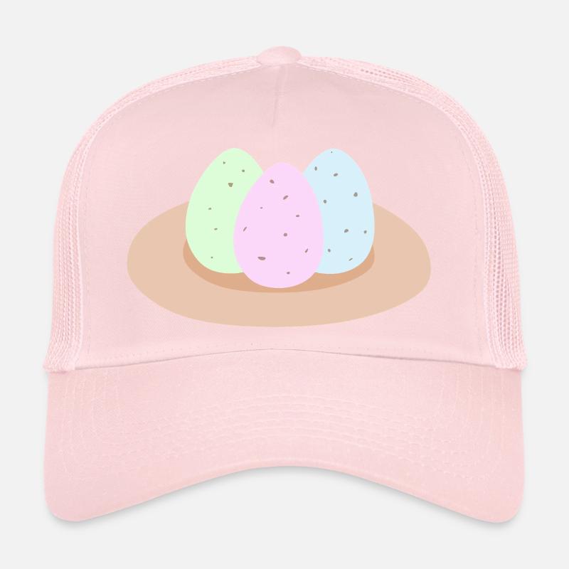 Nid d’œufs de Pâques pastel Casquette trucker 