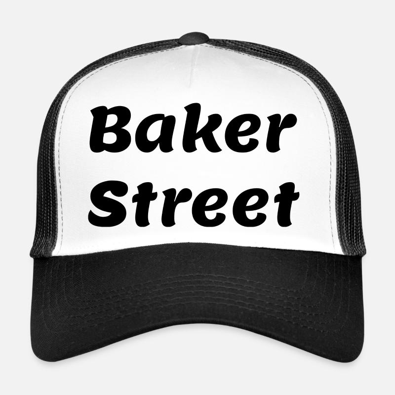 Baker_St- - Trucker Cap - white/black