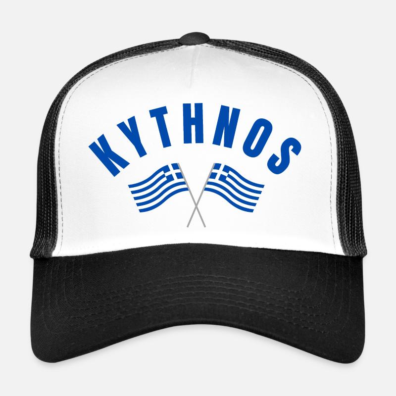 Drapeaux grecs de Kythnos Casquette trucker 