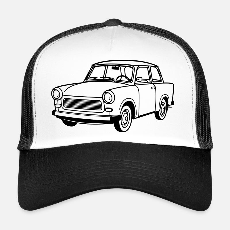 Trabi 601 Coupé - Trucker Cap - white/black