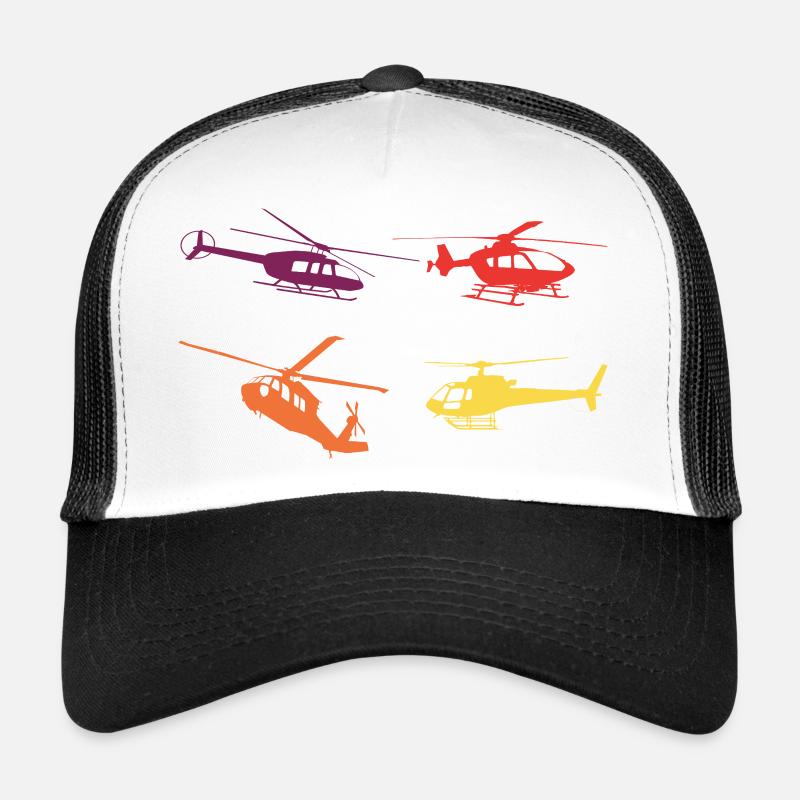 Rétro d’hélicoptère Casquette trucker 