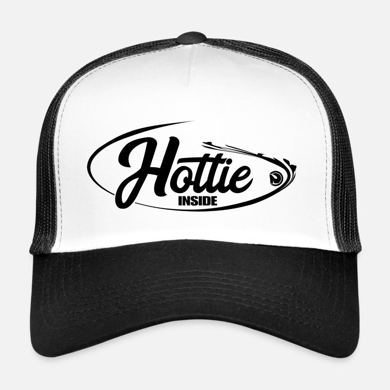 hottie inside Trucker Cap