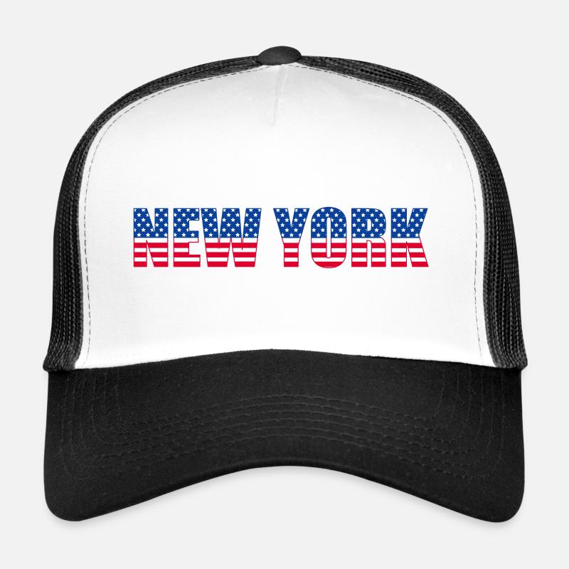 DRAPEAU DE NEW YORK Casquette trucker 