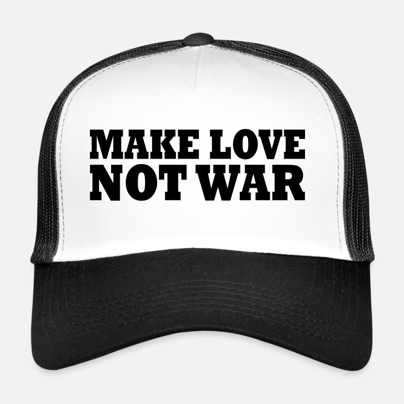 Make love not war Casquette trucker 