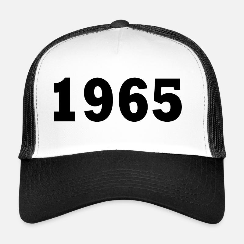 1965 - Trucker Cap - Weiß/Schwarz
