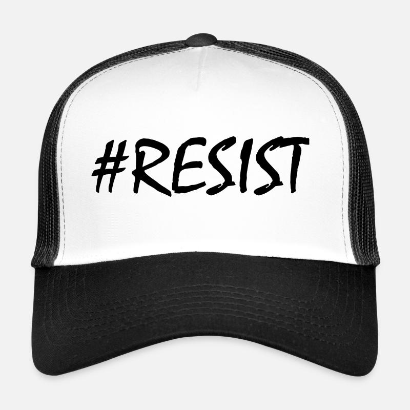 Resist - Trucker Cap - Weiß/Schwarz