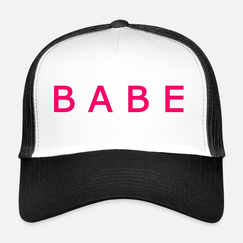 Babe - Casquette trucker  - blanc/noir