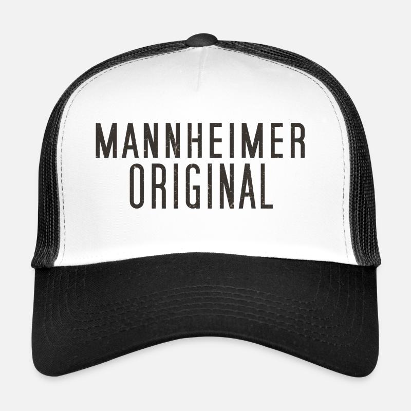 Mannheimer Original Mannheim - Trucker Cap - Weiß/Schwarz