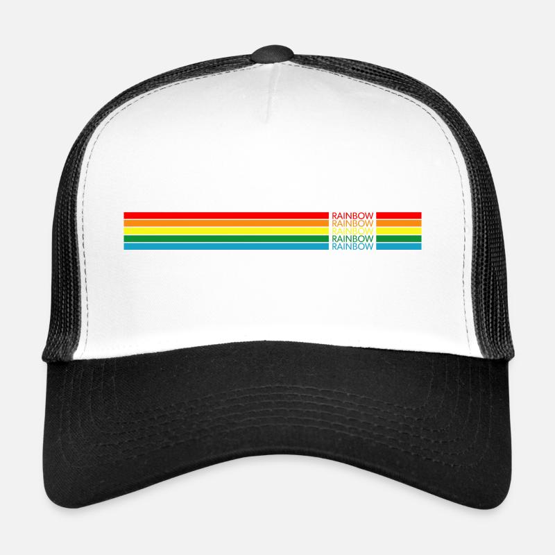 Arc-en-ciel de Régenbogen Casquette trucker 