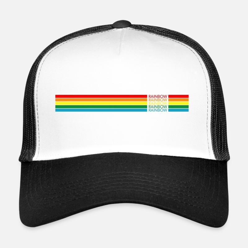 Regenbogen Rainbow Trucker Cap