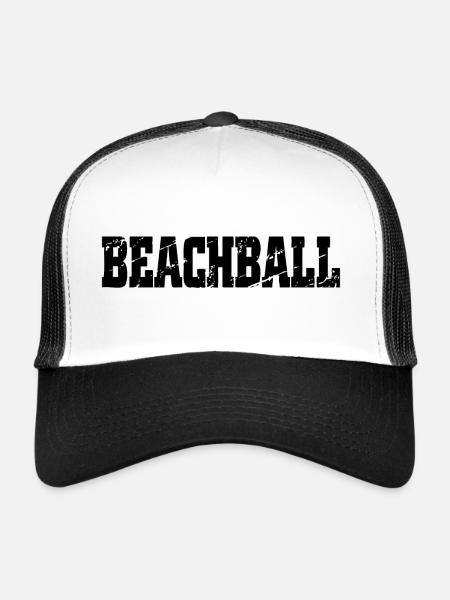 Beachball - Trucker Cap - Weiß/Schwarz